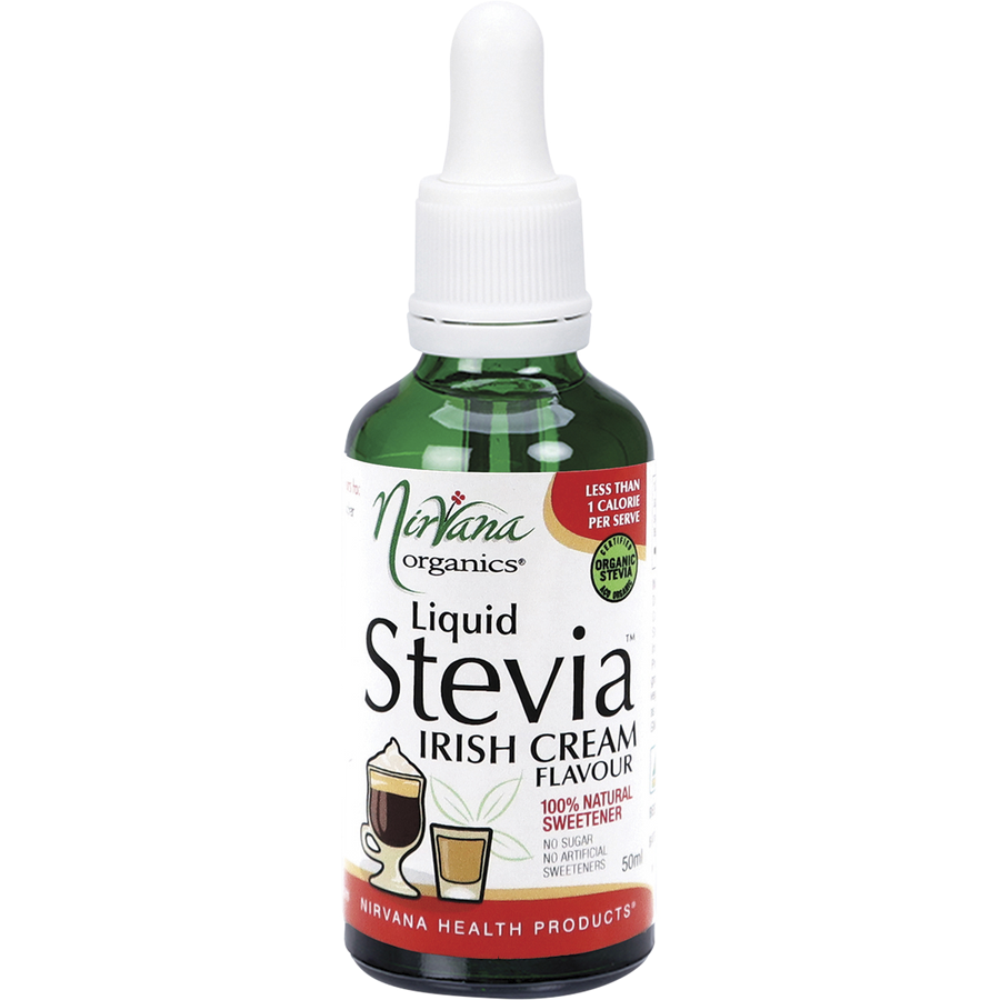Nirvana Organics liquid stevia in Irish cream flavor