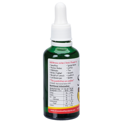 Nirvana Organics liquid stevia in banana flavor