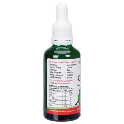Nirvana Organics liquid stevia mint flavor bottle