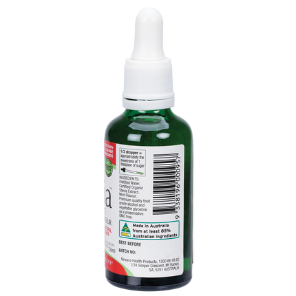 Nirvana Organics Liquid Stevia Mint 3 oz bottle