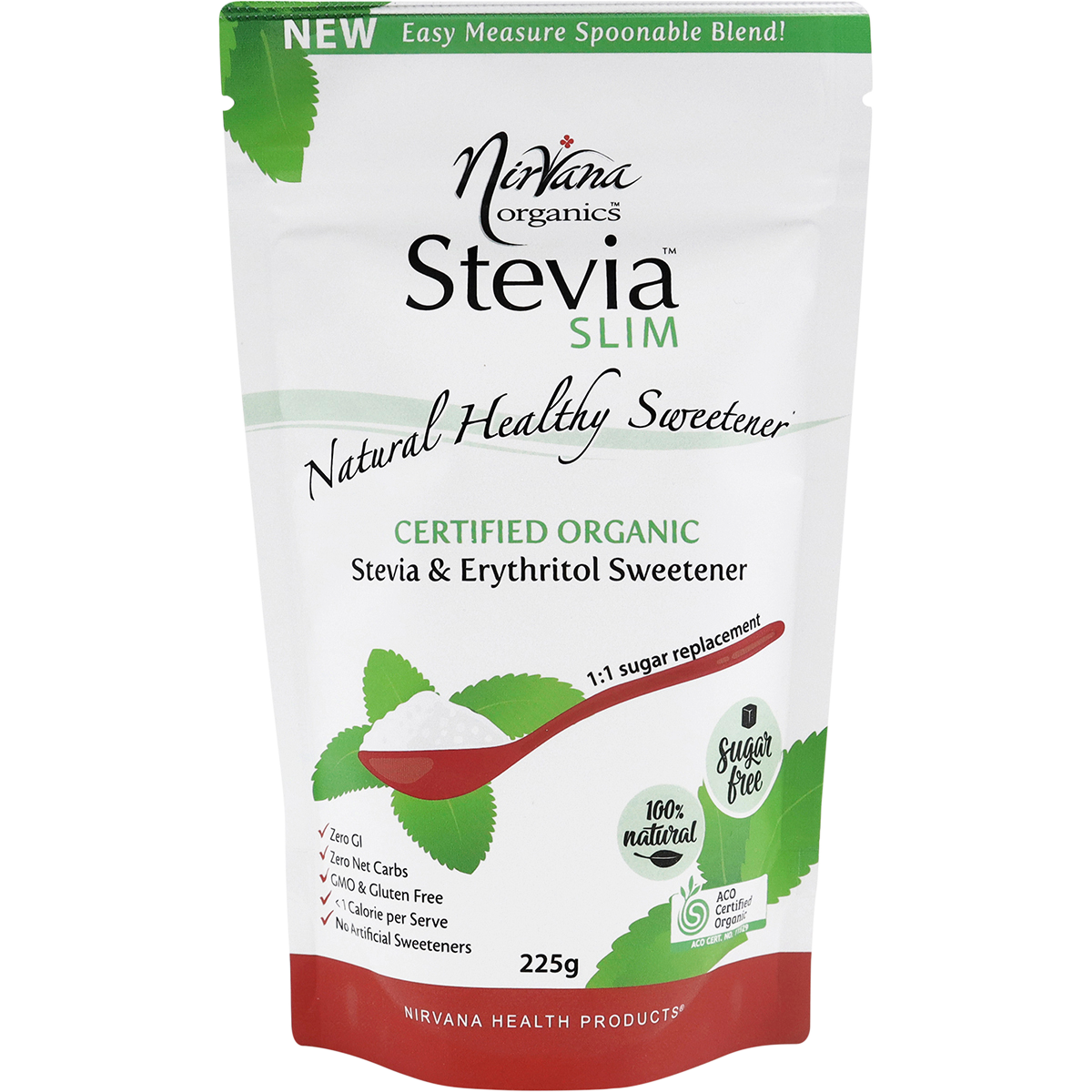Stevia & Erythritol Sweetener Stevia Slim Spoonable