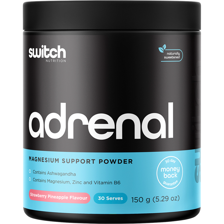 Adrenal Magnesium Support Powder Strawberry Pineapple