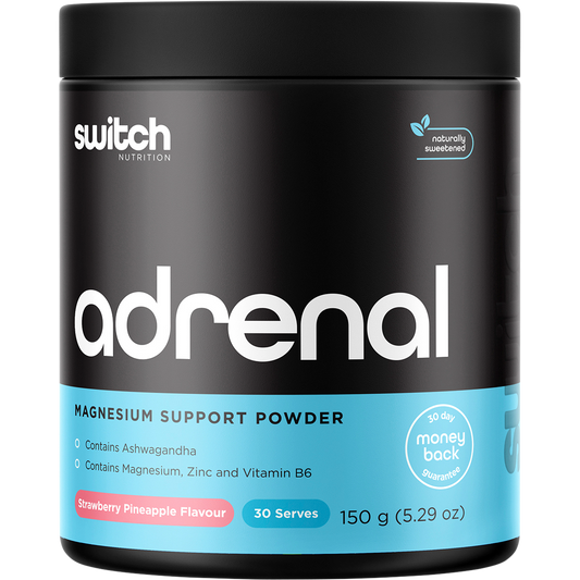 Adrenal Magnesium Support Powder Strawberry Pineapple