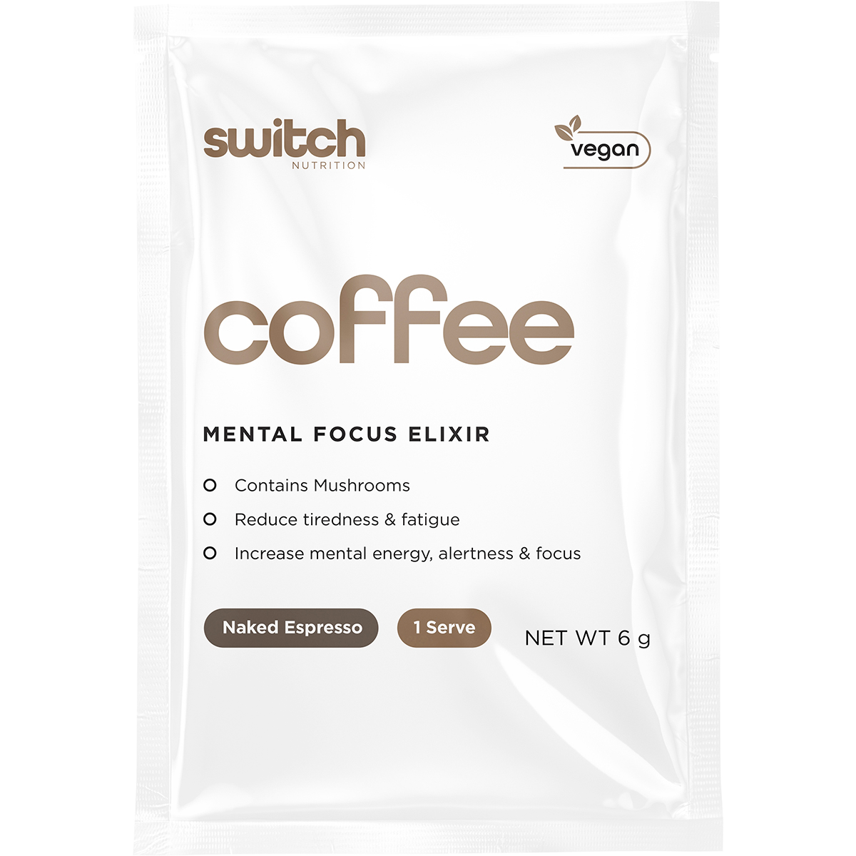 Coffee Mental Focus Elixir Naked Espresso