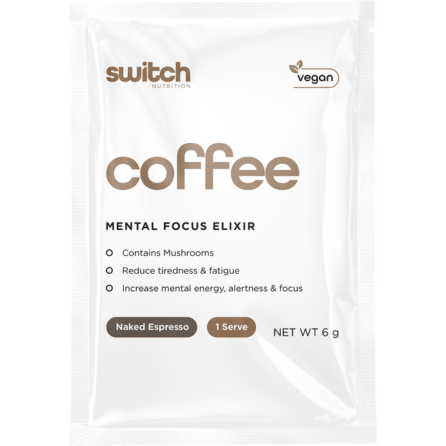 Switch Nutrition Coffee Mental Focus Elixir Naked Espresso