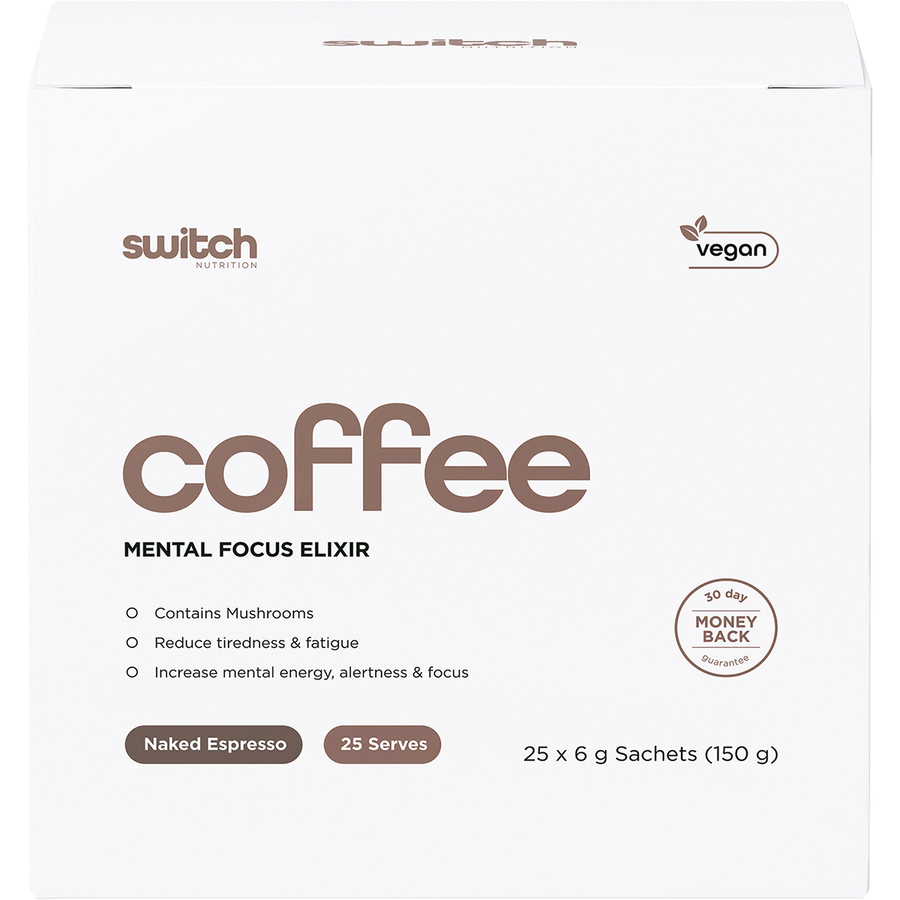 Switch Nutrition Coffee Mental Focus Elixir Naked Espresso
