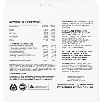 Coffee Mental Focus Elixir Naked Espresso