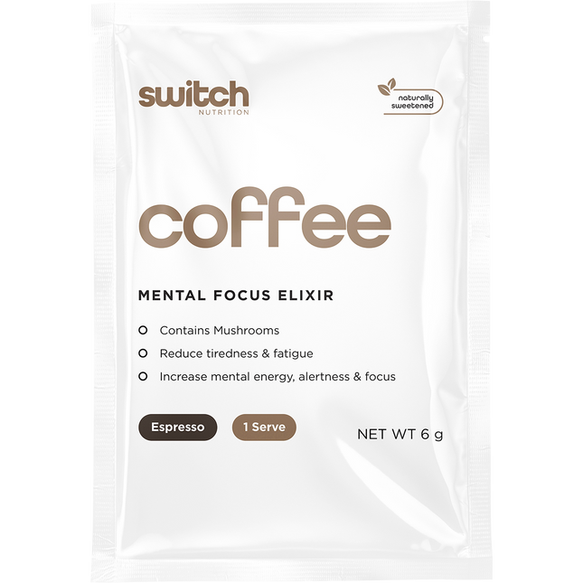 Switch Nutrition Coffee Mental Focus Elixir Espresso Sweetened