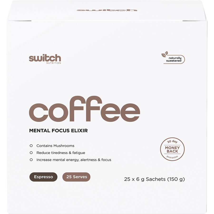 Switch Nutrition Coffee Mental Focus Elixir Espresso Sweetened