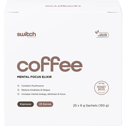 Coffee Mental Focus Elixir Espresso Sweetened