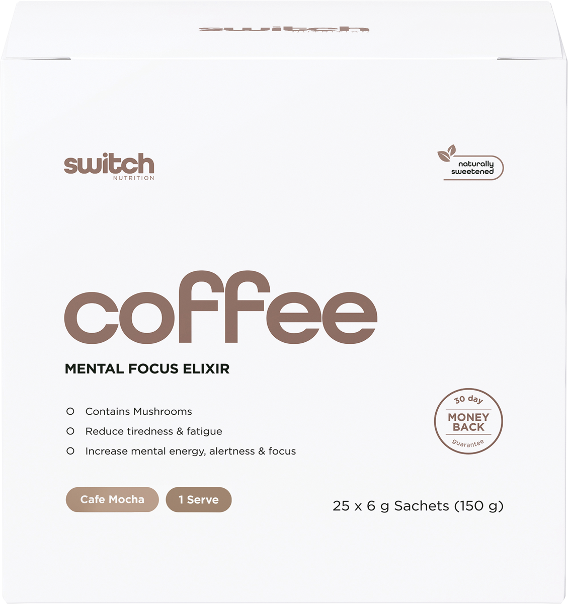 Coffee Mental Focus Elixir Cafe Mocha