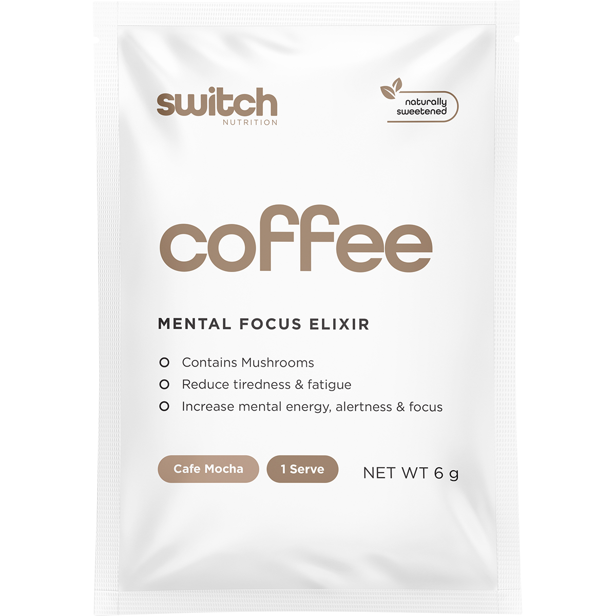Coffee Mental Focus Elixir Cafe Mocha