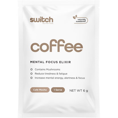 Coffee Mental Focus Elixir Cafe Mocha