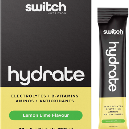 Hydrate Electrolytes No Added Sugar Lemon Lime
