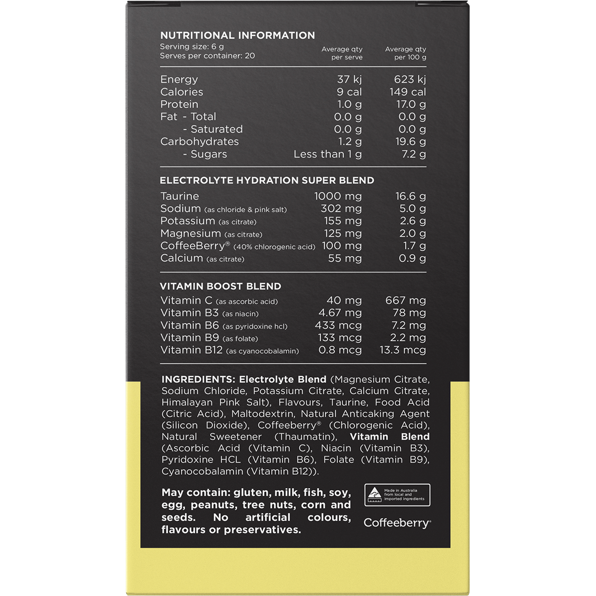 Hydrate Electrolytes No Added Sugar Kiwi Watermelon