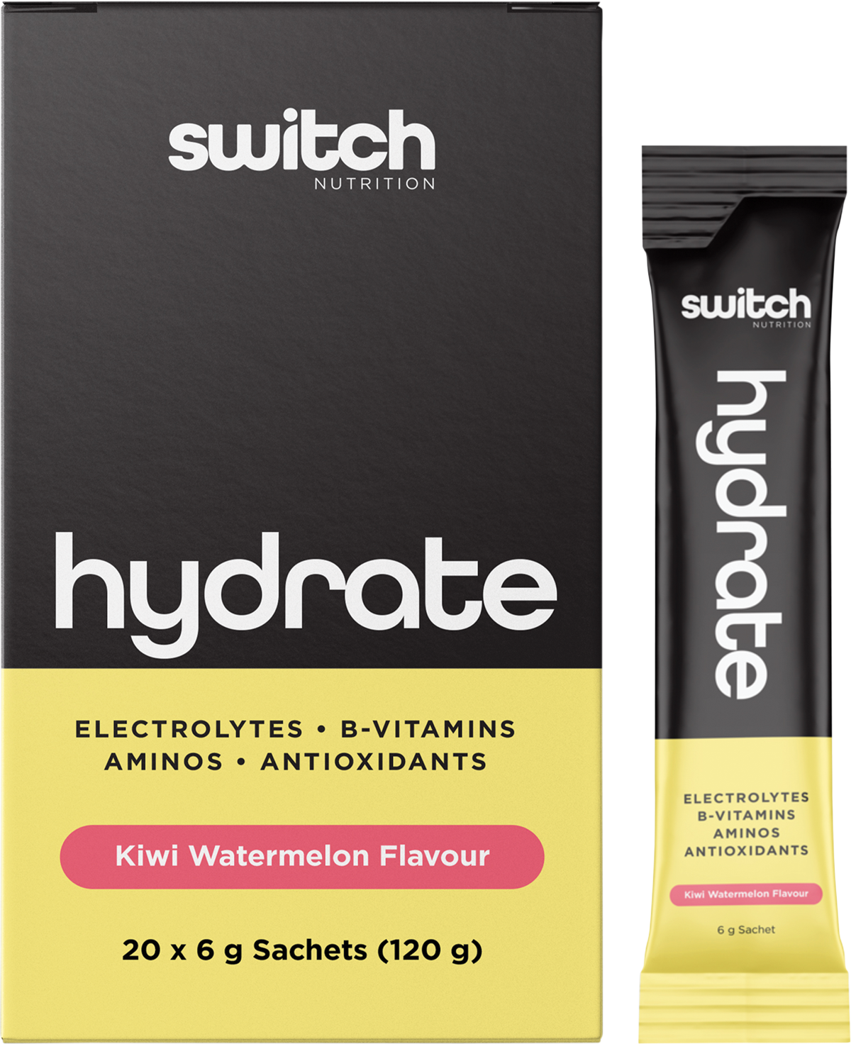 Hydrate Electrolytes No Added Sugar Kiwi Watermelon