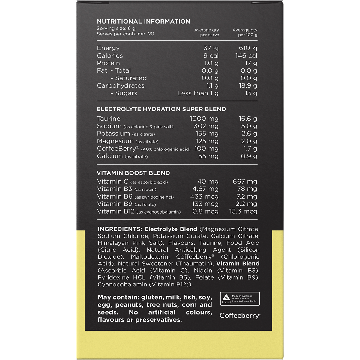 Hydrate Electrolytes No Added Sugar Orange Crush