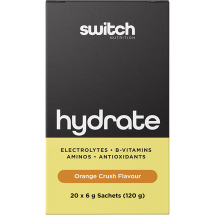 Hydrate Electrolytes No Added Sugar Orange Crush