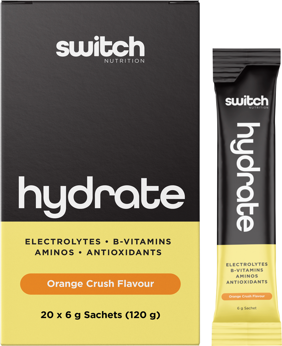 Switch Nutrition Hydrate Electrolytes No Added Sugar Orange Crush