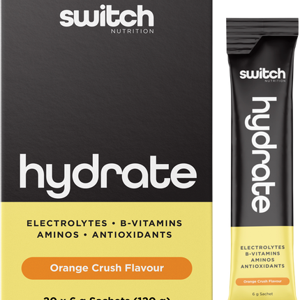 Hydrate Electrolytes No Added Sugar Orange Crush