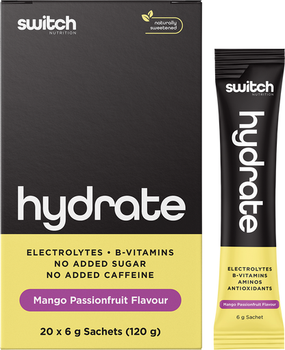 Hydrate Electrolytes No Added Sugar Mango Passionfruit