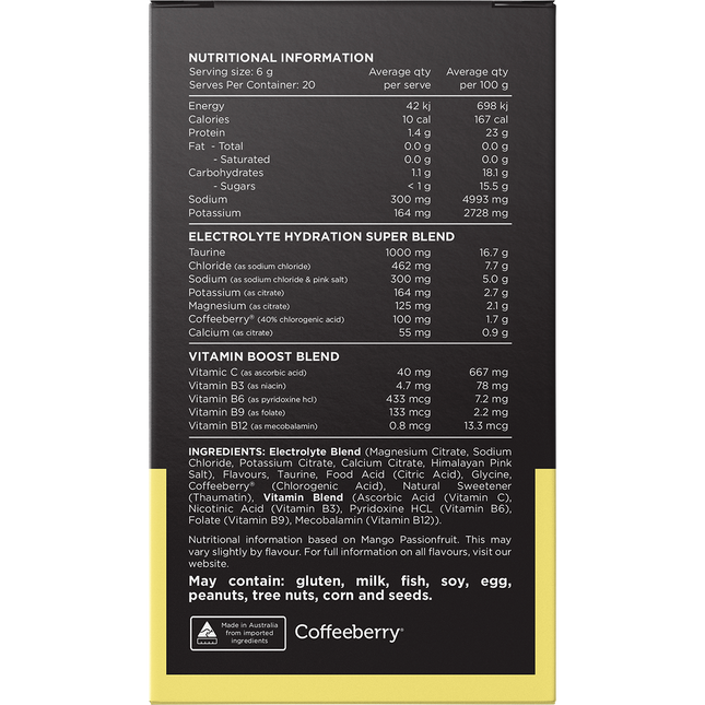 Switch Nutrition Hydrate Electrolytes No Added Sugar Assorted Flavours