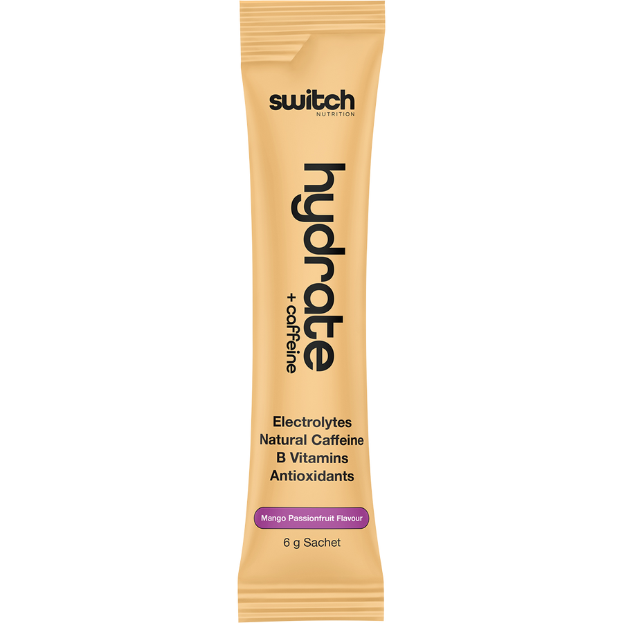 SWITCH NUTRITION Hydrate + Caffeine Mango Passionfruit Sachets