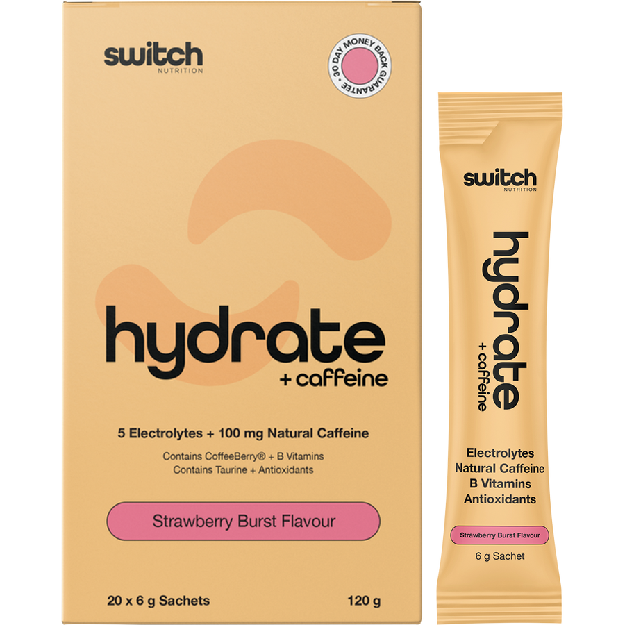 SWITCH NUTRITION Hydrate + Caffeine Mango Passionfruit