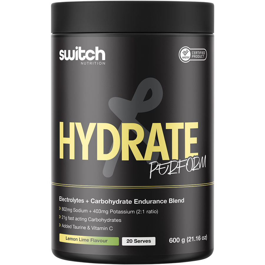 Switch Nutrition Perform Hydrate Electrolytes & Carbs Lemon Lime