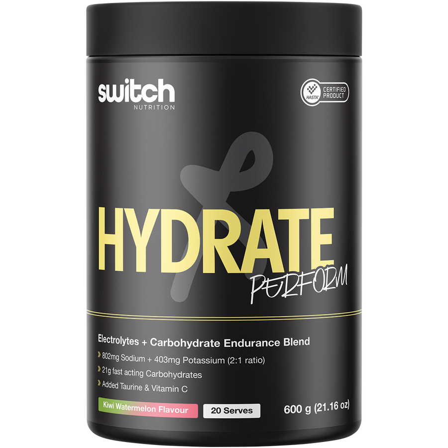 Switch Nutrition Perform Hydrate Electrolytes & Carbs Kiwi Watermelon