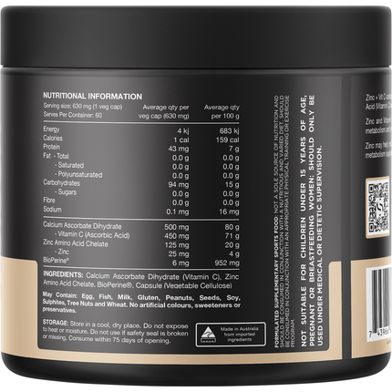 Switch Nutrition Zinc + Vitamin C