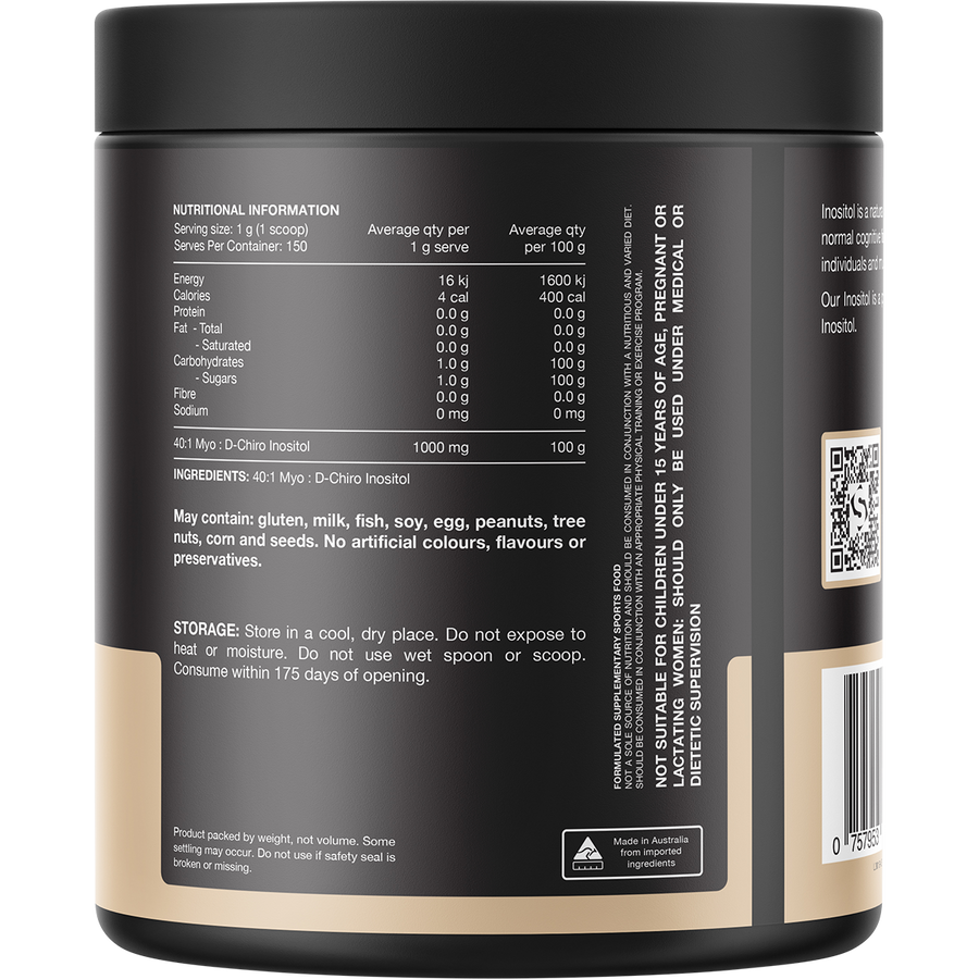 Switch Nutrition Inositol 40:1 MYO : D-Chiro Inositol