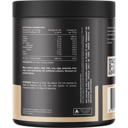 Switch Nutrition Inositol 40:1 MYO : D-Chiro Inositol