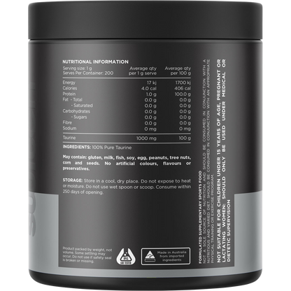 Taurine 100% Pure Taurine