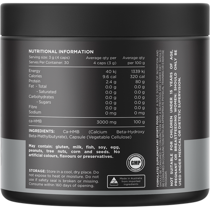 Switch Nutrition HMB Ca-Beta-Hydroxy Beta-Methylbutyrate