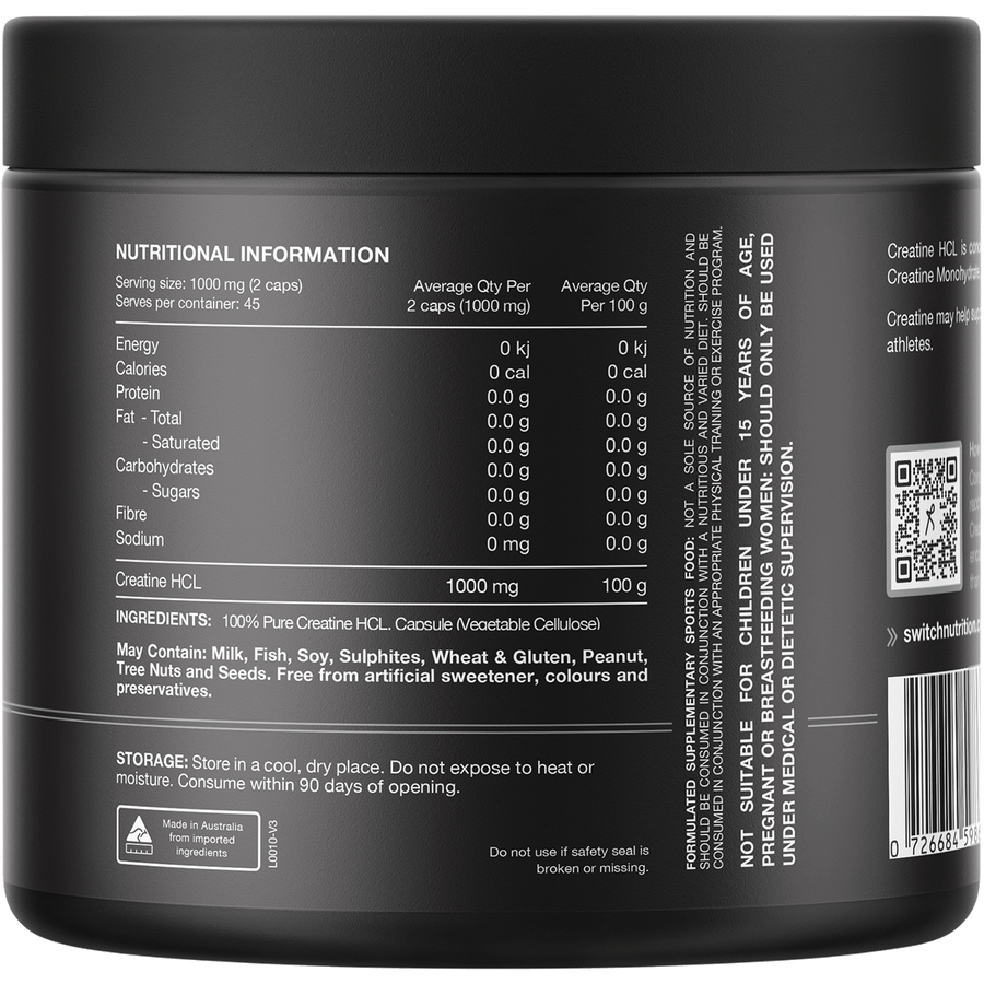Creatine 100% Pure HCL