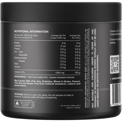 Creatine 100% Pure HCL