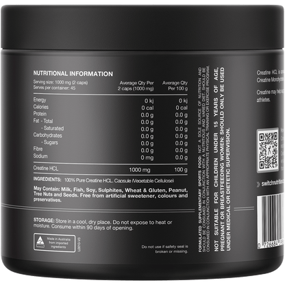 Creatine 100% Pure HCL