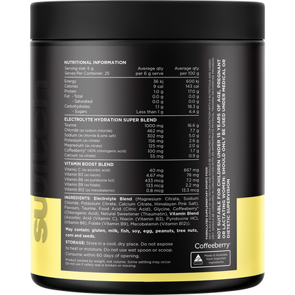Switch Nutrition Hydrate Electrolytes No Added Sugar Lemon Lime