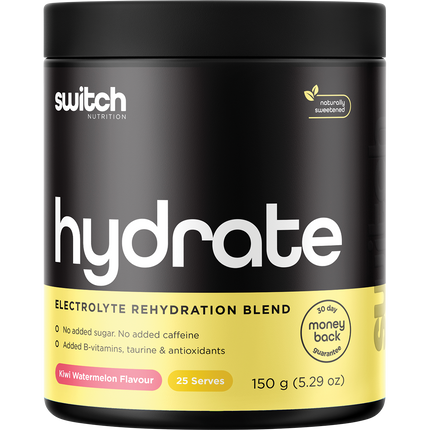Switch Nutrition Hydrate Electrolytes No Added Sugar Kiwi Watermelon