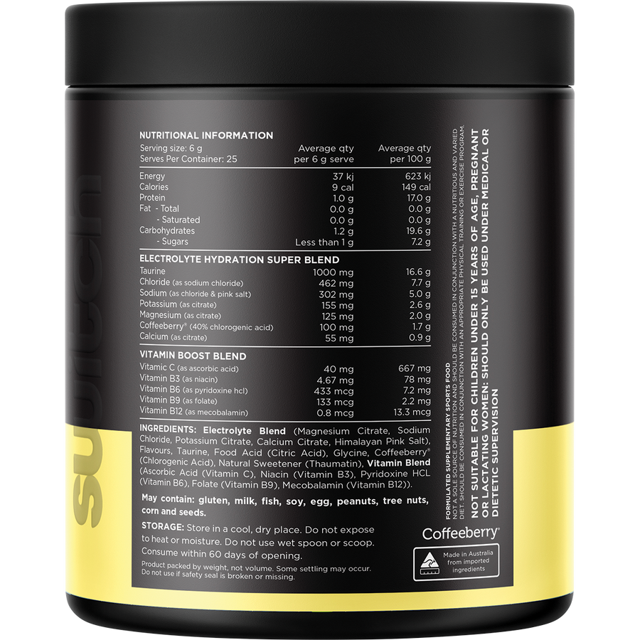 Switch Nutrition Hydrate Electrolytes No Added Sugar Kiwi Watermelon