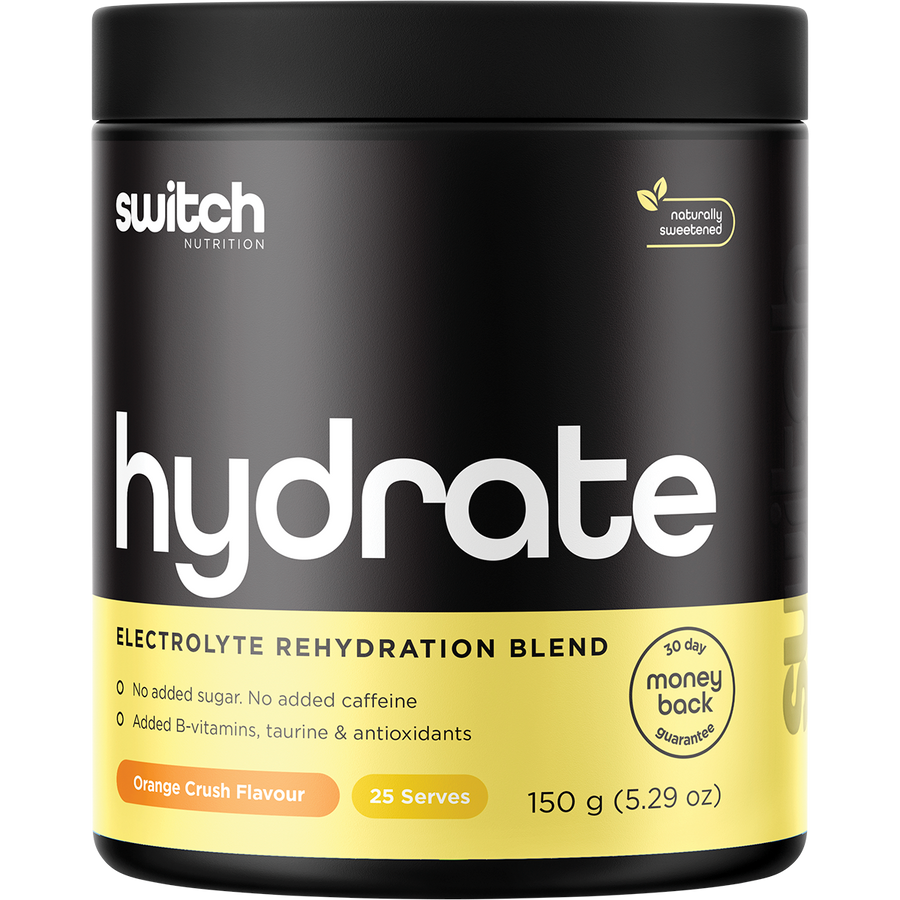 Switch Nutrition Hydrate Electrolytes No Added Sugar Orange Crush