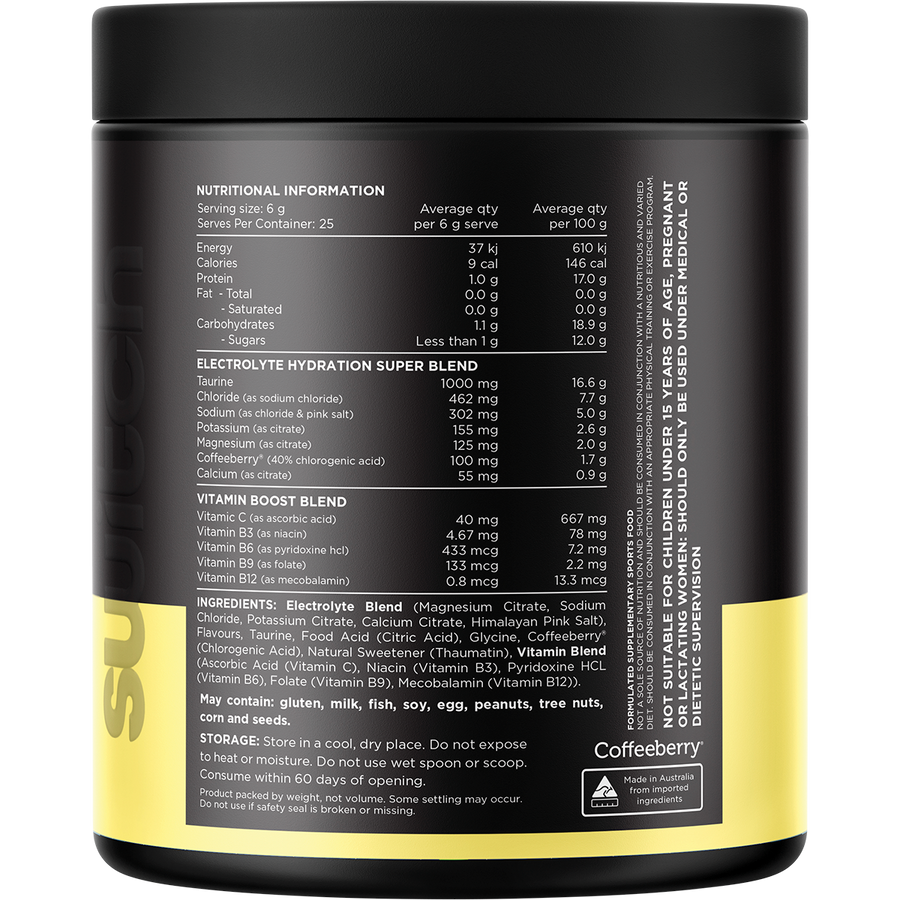 Switch Nutrition Hydrate Electrolytes No Added Sugar Orange Crush