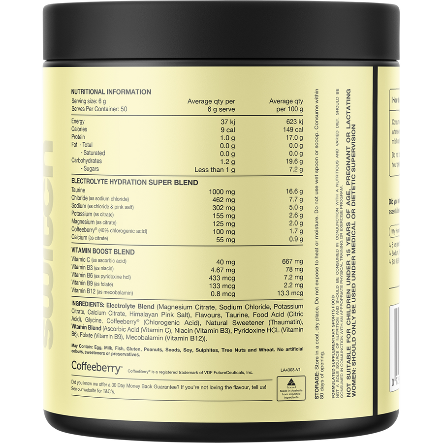 SWITCH NUTRITION Hydrate Everyday Electrolytes Kiwi Watermelon