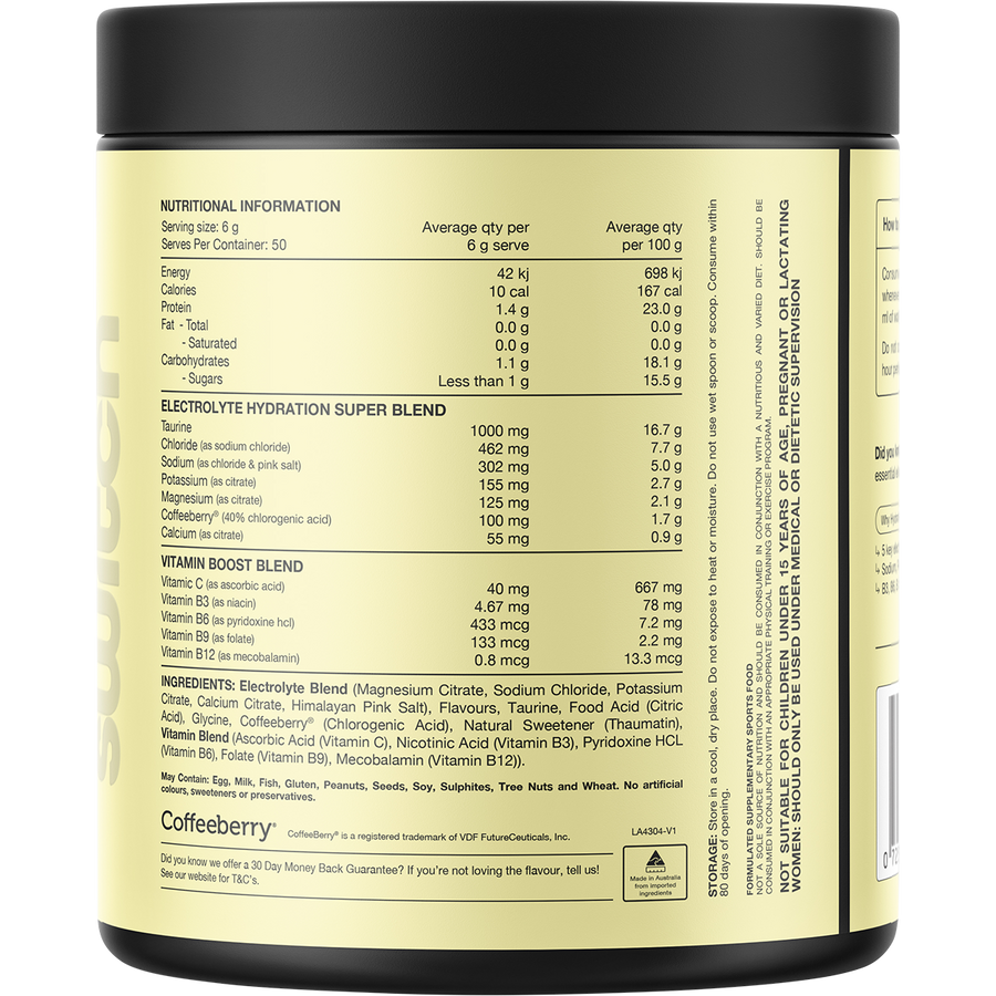 SWITCH NUTRITION Hydrate Everyday Electrolytes Lemon Lime