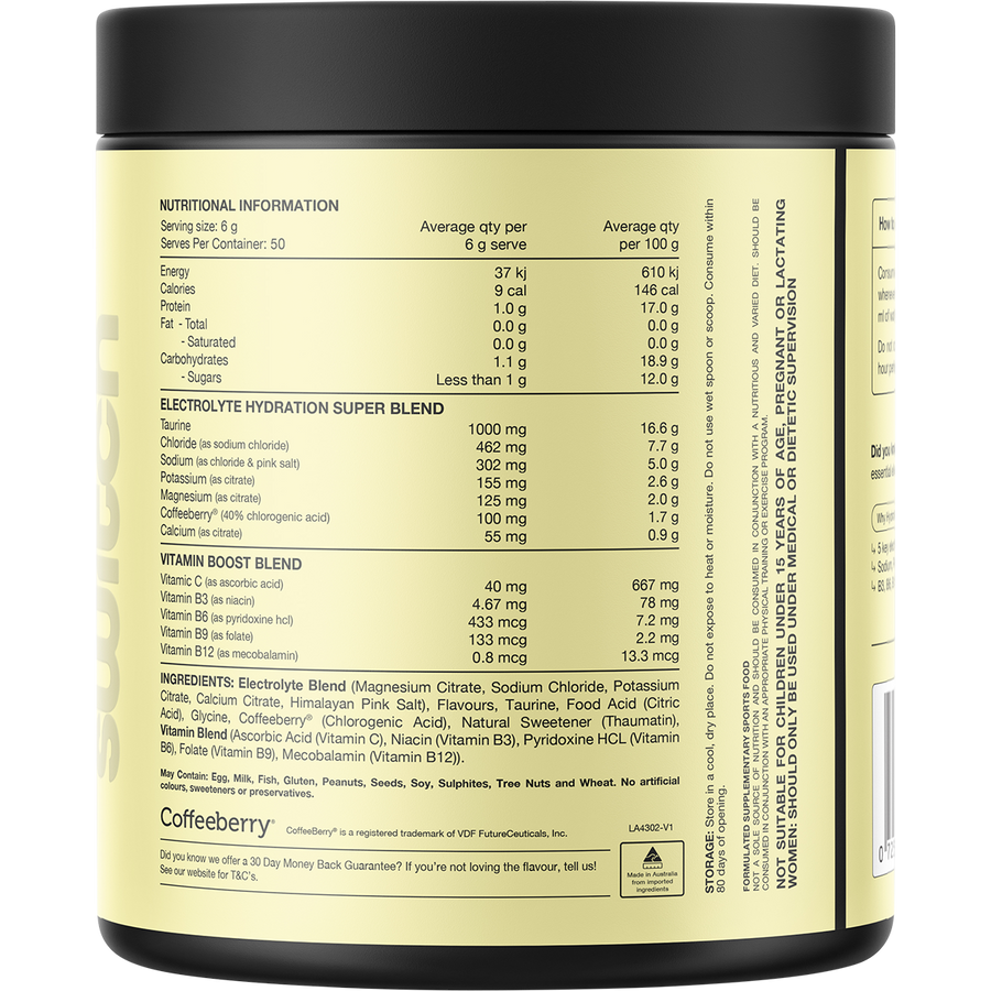 SWITCH NUTRITION Hydrate Everyday Electrolytes Mango Passionfruit