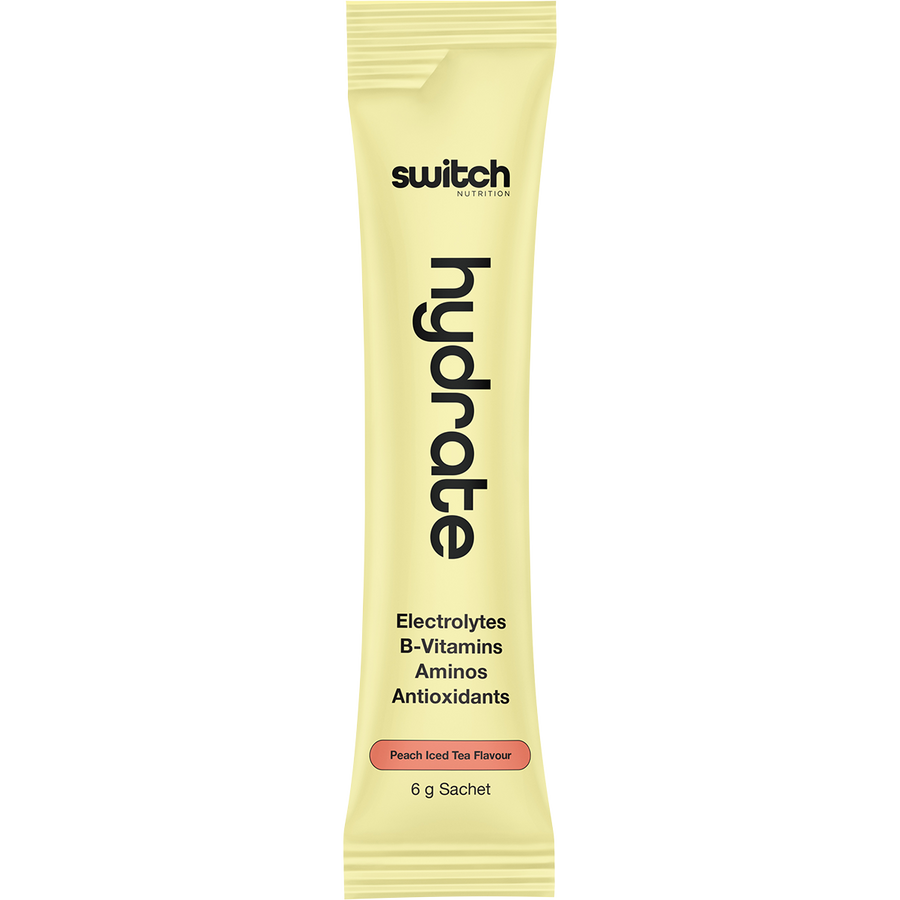 SWITCH NUTRITION Hydrate Everyday Electrolytes Peach Iced Tea