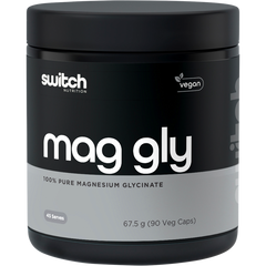 Switch Nutrition Mag Gly magnesium glycinate 90 capsule tub front