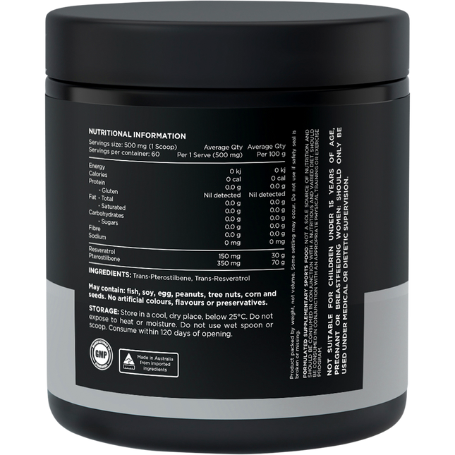 Switch Nutrition Resveratrol + Pterostilbene Unflavoured