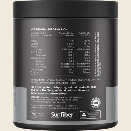 Switch Nutrition Fibre+ Unflavoured 210g